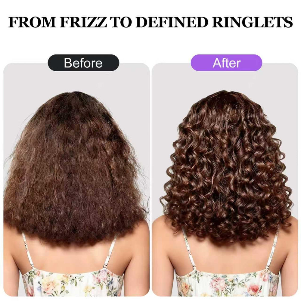 Weldilgit narrow-tooth side shapes uniform curl clumps from root to tip.