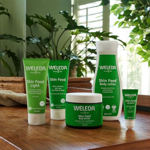 Weleda Skin Food Lip Butter, aceite de girasol para hidratación.