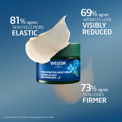 Weleda night cream with shea butter delivers cushiony texture for a comforting night routine.