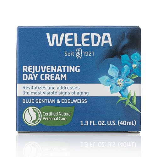 Texture swatch of Weleda Rejuvenating Day Cream on skin for smooth feel