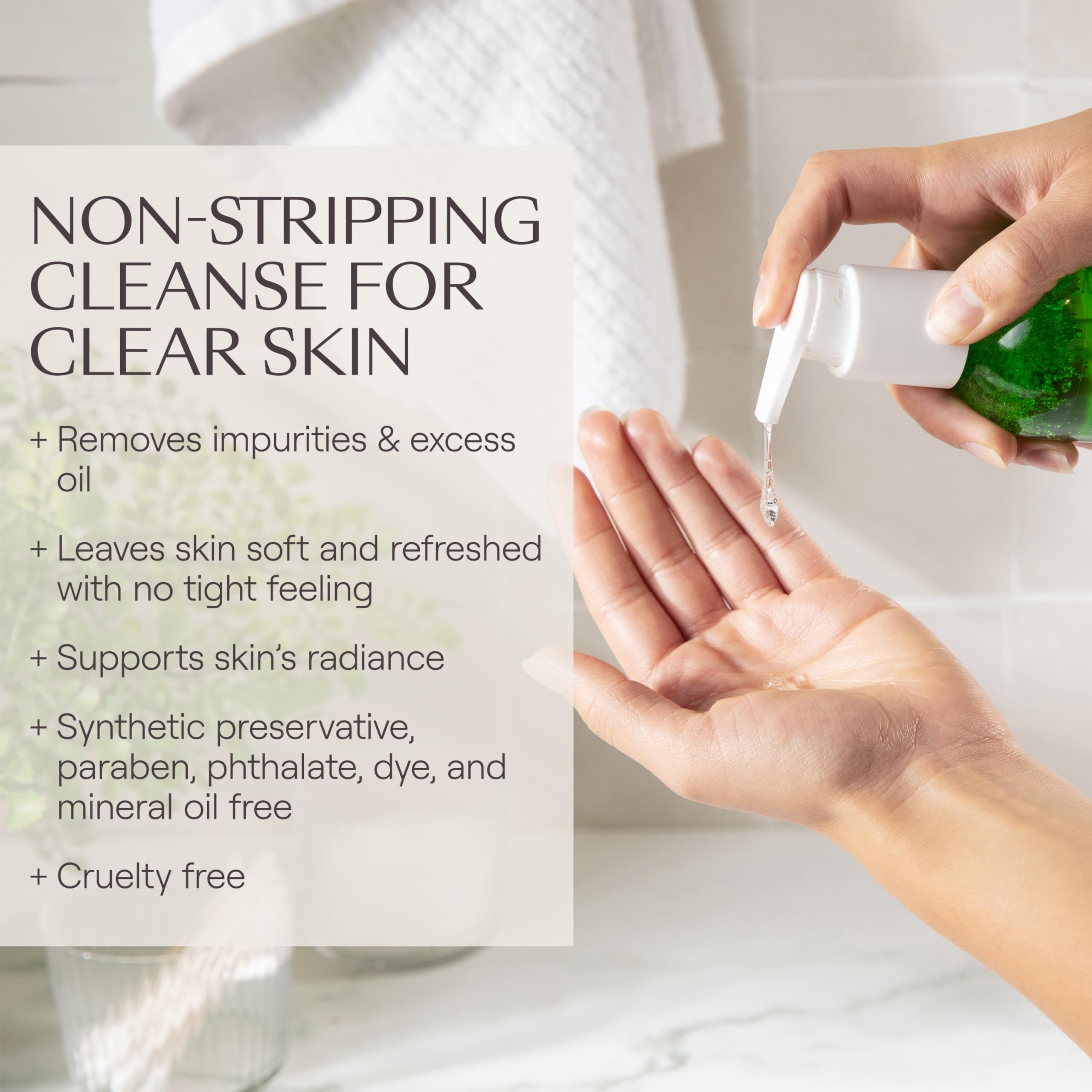 Gel de Weleda probado dermatológicamente, apto para piel sensible.