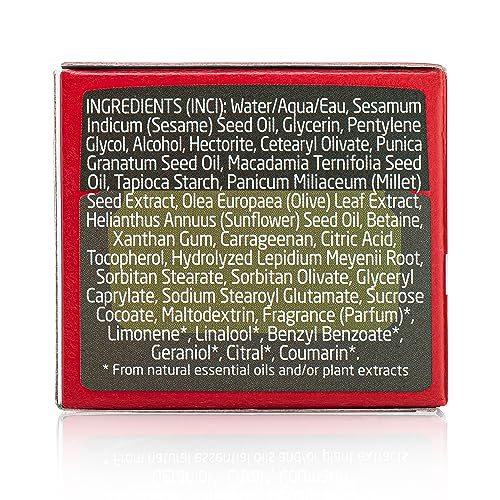 Weleda Plumping Day Cream jar reveals maca root peptide formula.
