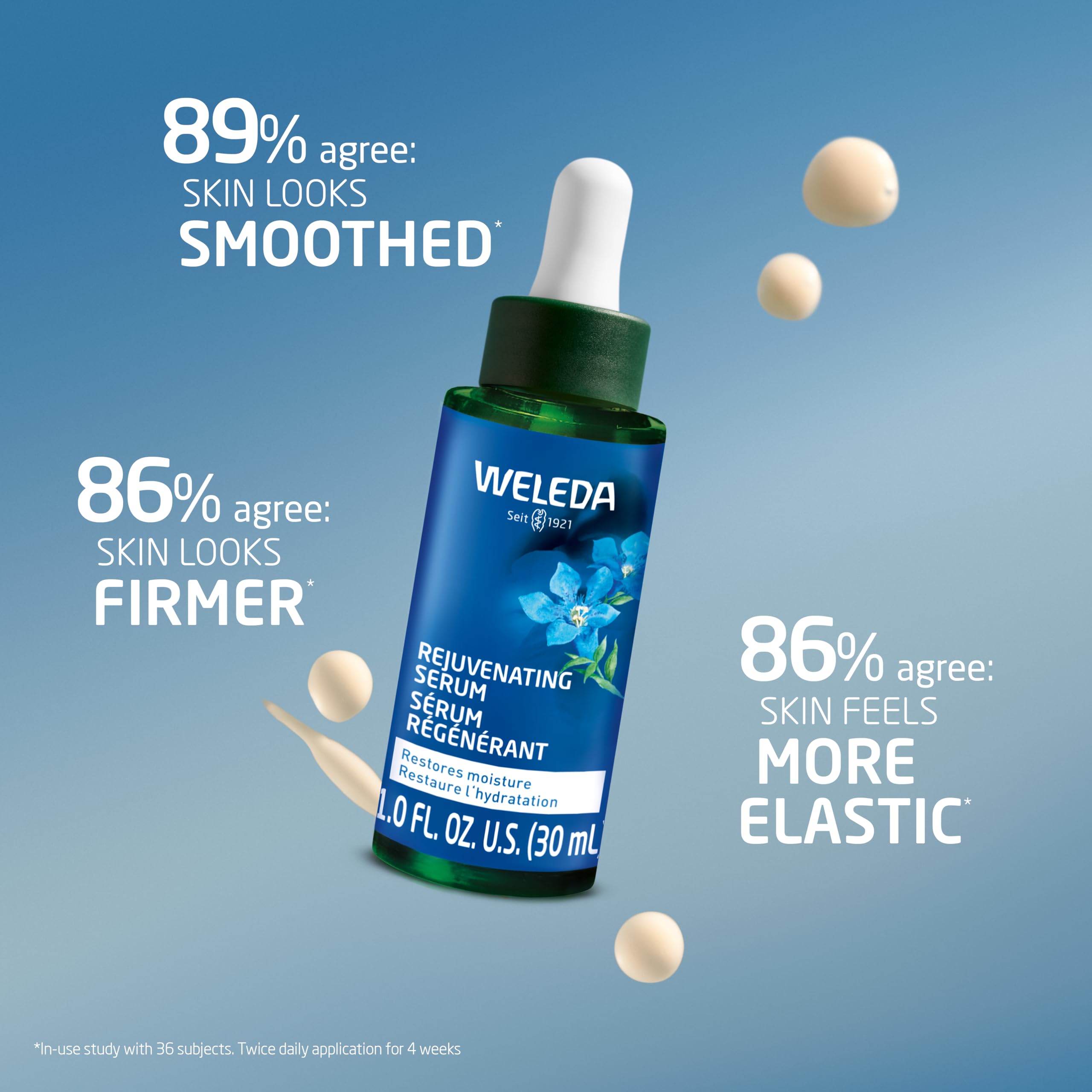 Weleda Rejuvenating Serum cica ingredient supports moisture balance.