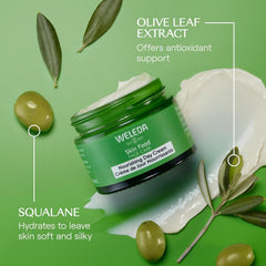 Weleda Skin Food calendula petals in formula for soothing care.