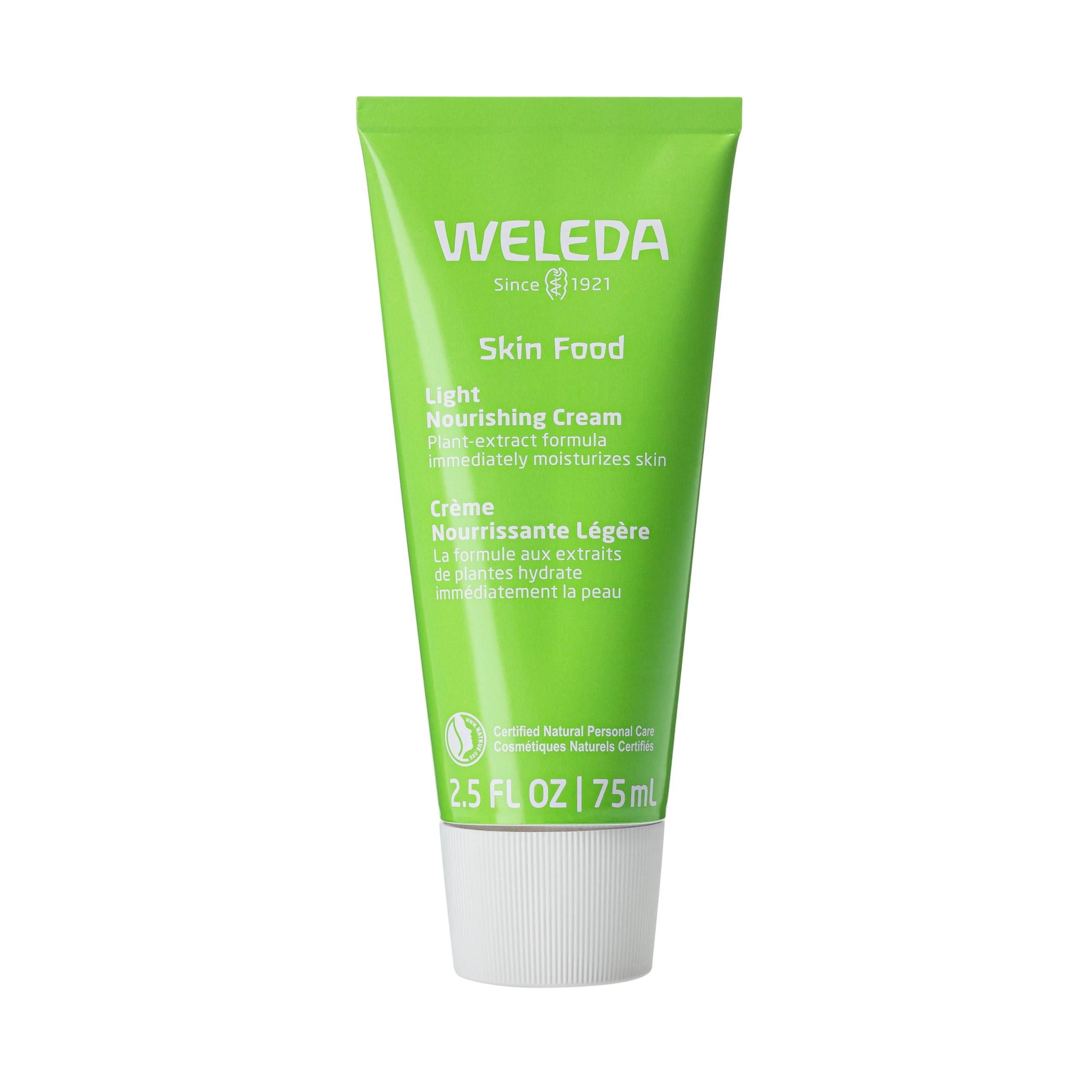 Weleda Skin Food Light crema corporal, envase compacto para hidratación diaria.