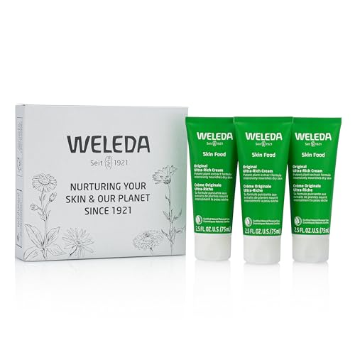 Weleda Skin Food Original rich cream texture close-up signals intense hydration.