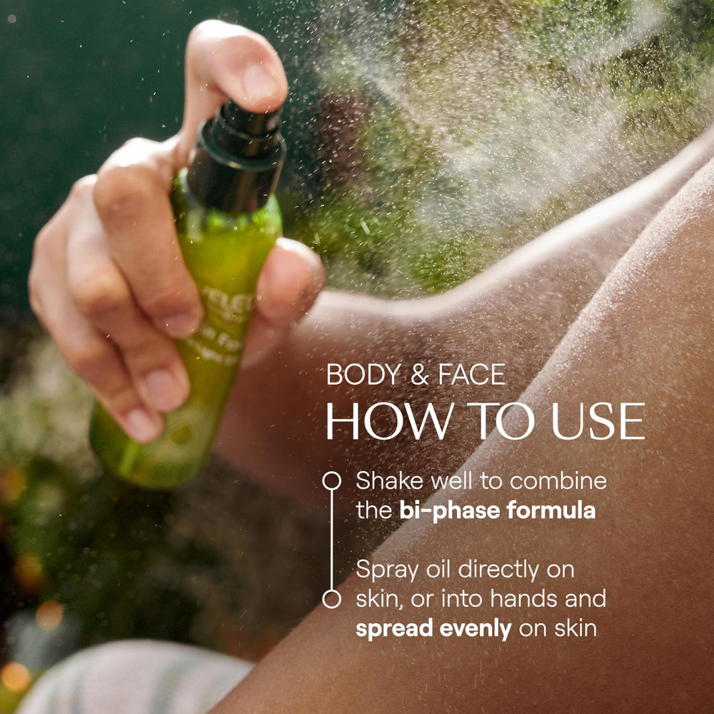 Aceites de jojoba y girasol en Weleda Skin Food Ultra-Ligero Dry Oil para hidratación