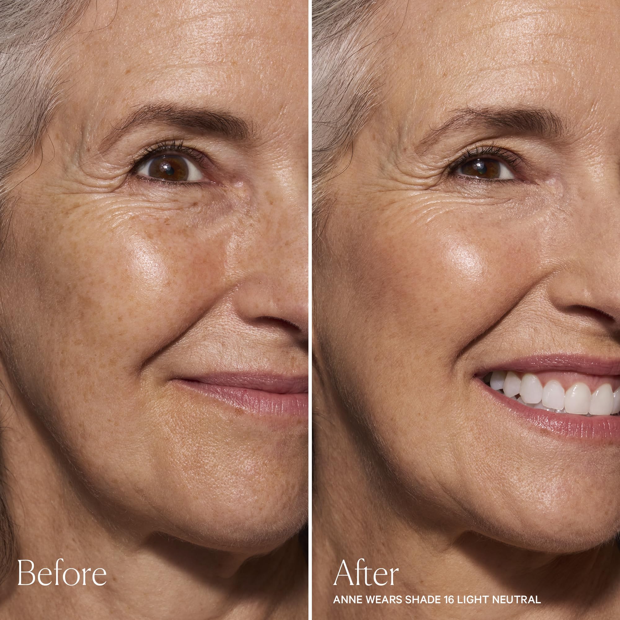 Well People bamboo stem powder image shows oil absorption for a matte look
