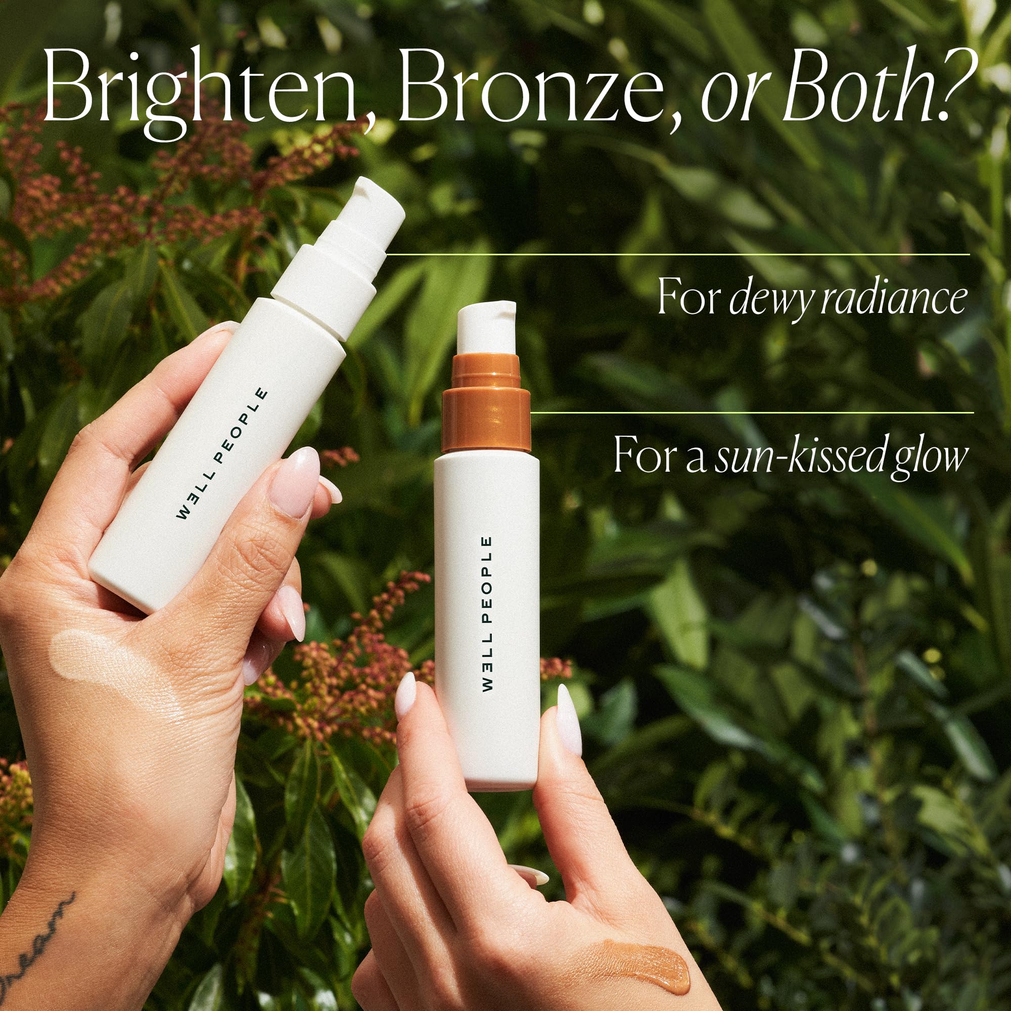 Well People Bio Bronzing Priming Serum Aloe calming base for makeup prep