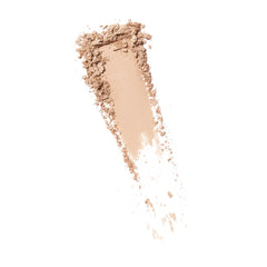 Well People Bio Powder Foundation swatch reveals light-to-medium coverage.