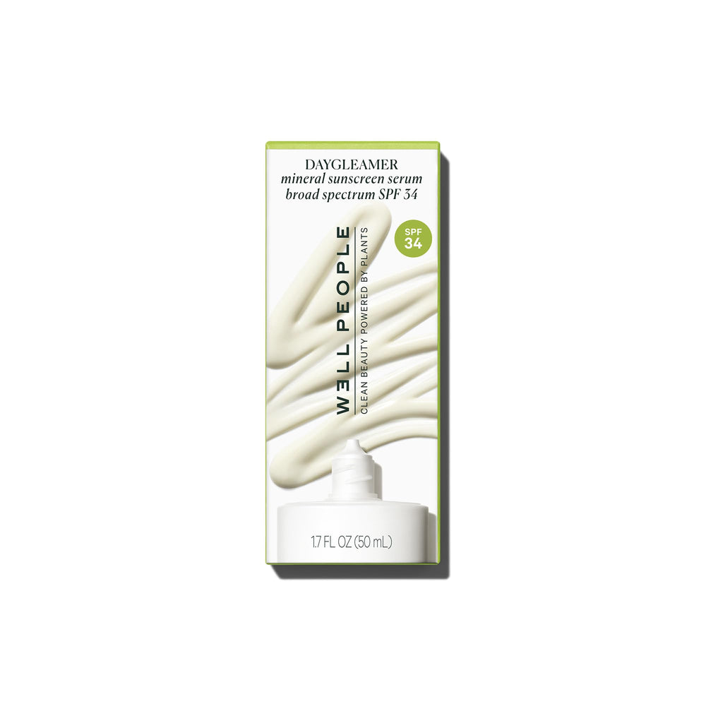 Well People branding emphasizes clean plant-powered skincare with Daygleamer