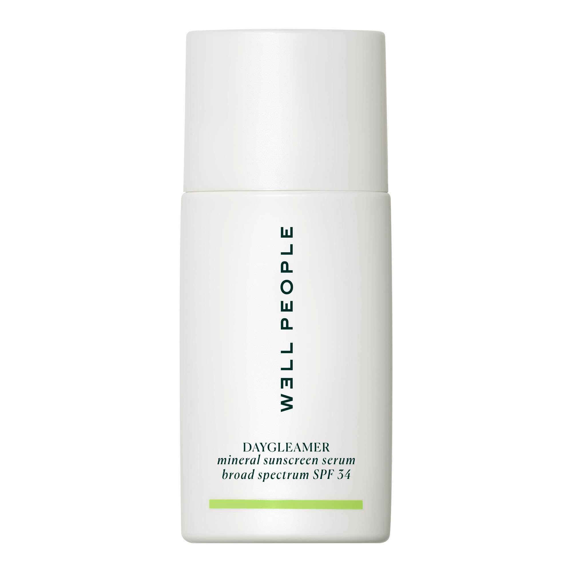 Daygleamer applied to face and neck before sun exposure