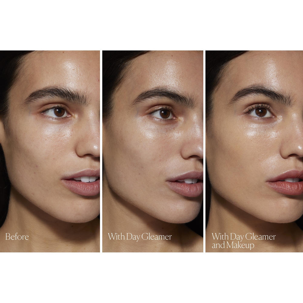 Antioxidant-rich oil complex highlighted on Daygleamer ingredient panel