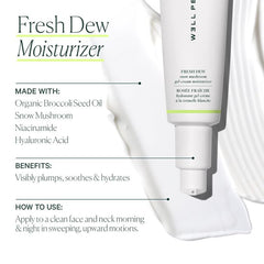 Well People Fresh Dew: ingredientes vegetales clave nutren la piel.