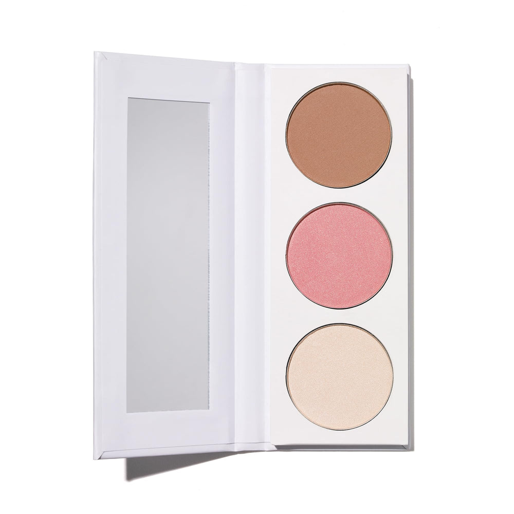 Well People Power Palette con tres tonos para un resplandor suave y natural en la piel
