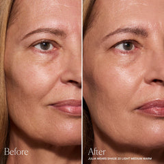 Well People Supernatural bamboo stem powder close-up highlighting oil control