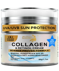 Wellness Heavens crema rostro SPF50: hidratación de larga duración y protección solar diaria
