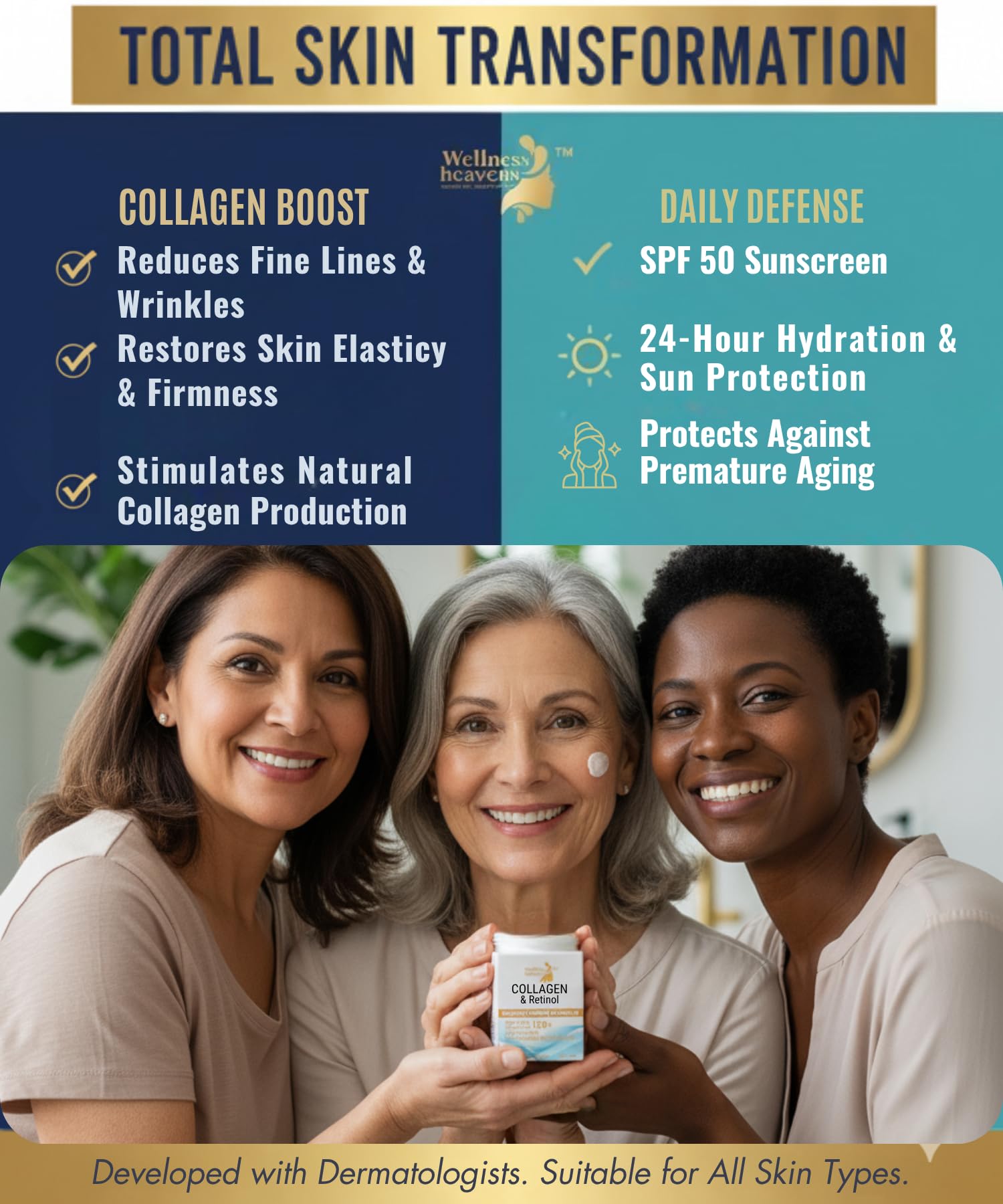 Wellness Heavens crema zinc-oxide-sin-aceite: protección solar ligera para piel sensible