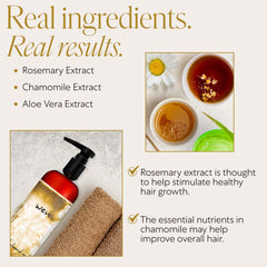 WEN Aloe Vera Gel showing added moisture for soft hair