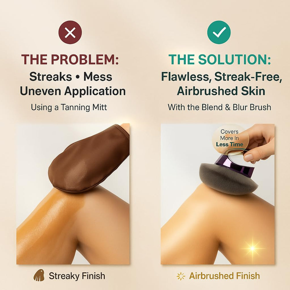 WendMart self-tanner applicator brush for precise, streak-free tanning results.