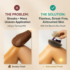 WendMart self-tanner applicator brush for precise, streak-free tanning results.