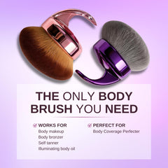 WendMart versatile brush for liquids, creams, and powders on the body.
