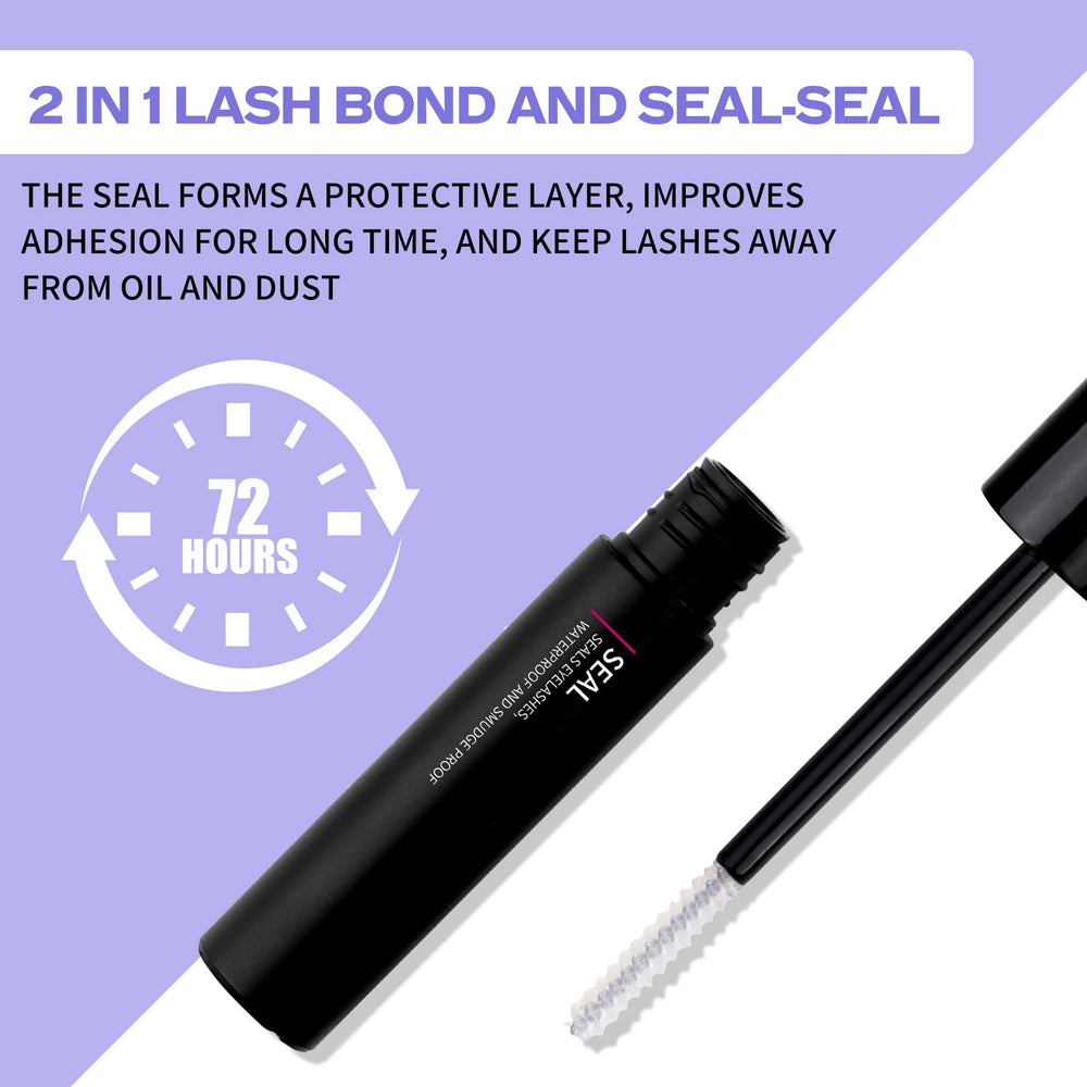 Wendy Lashes alcohol-free formula offers mild, colorless, odorless bonding for sensitive eyes.