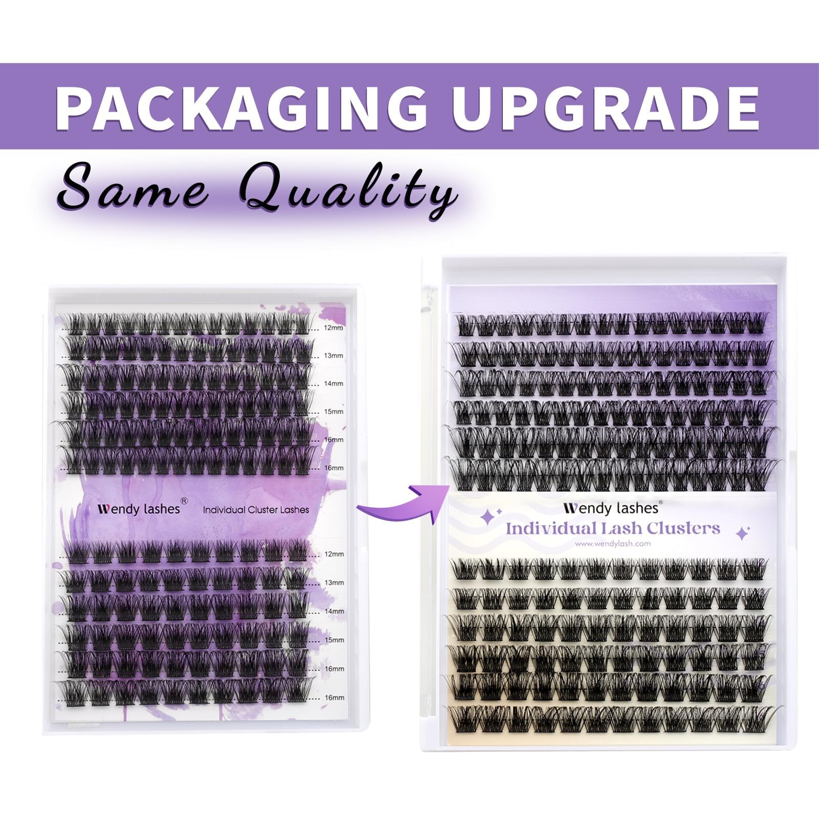 Wendy Lashes bulk lash tray saves time and money
