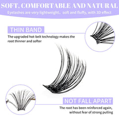 Wendy Lashes cat eye DCurl clusters for wispy effect