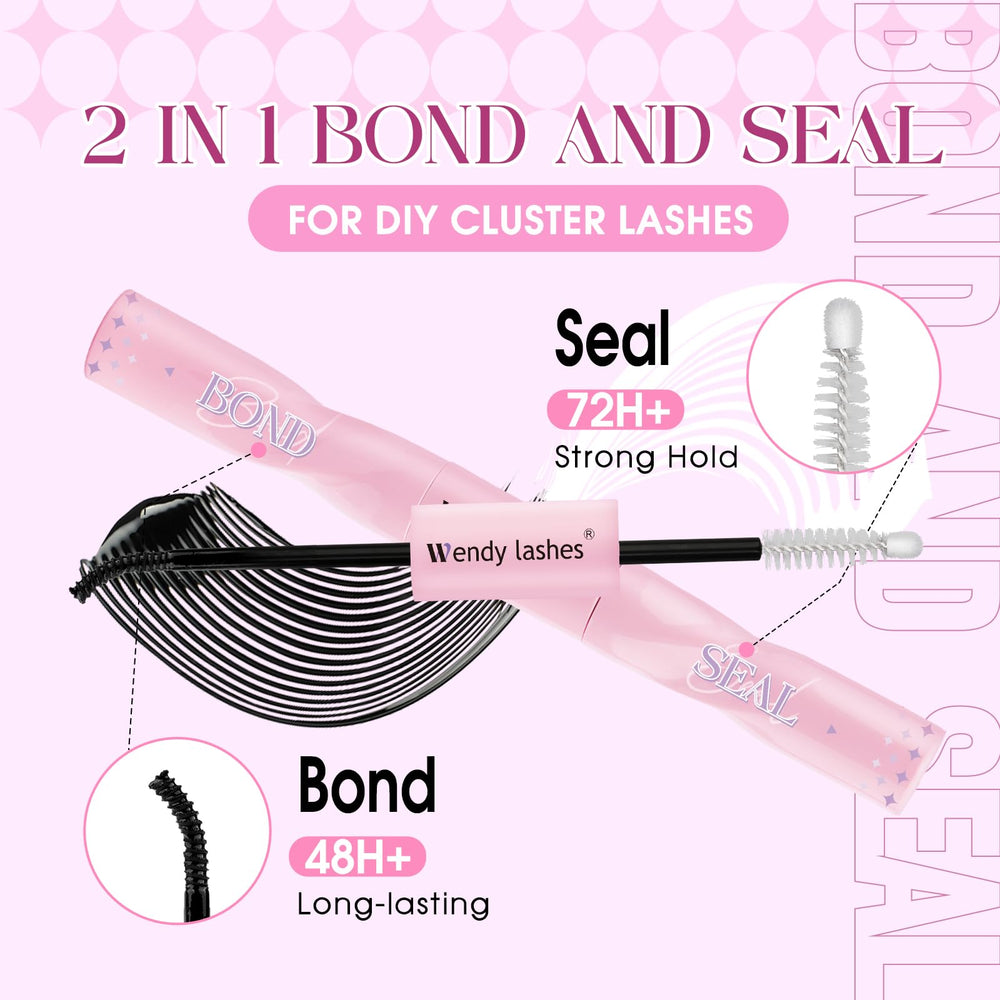 Wendy Lashes 100D clusters kit for dramatic lash density
