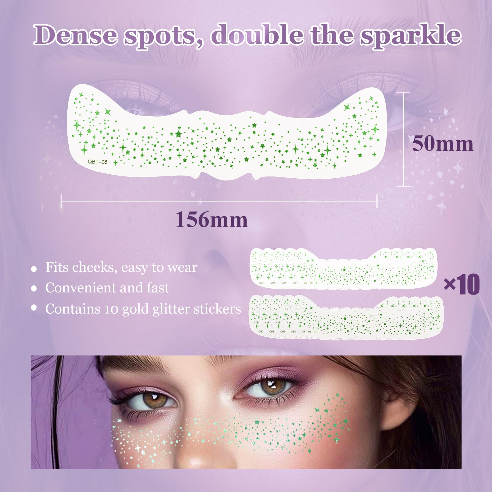 Wendy Lashes damp sponge press helps secure long-lasting shine.