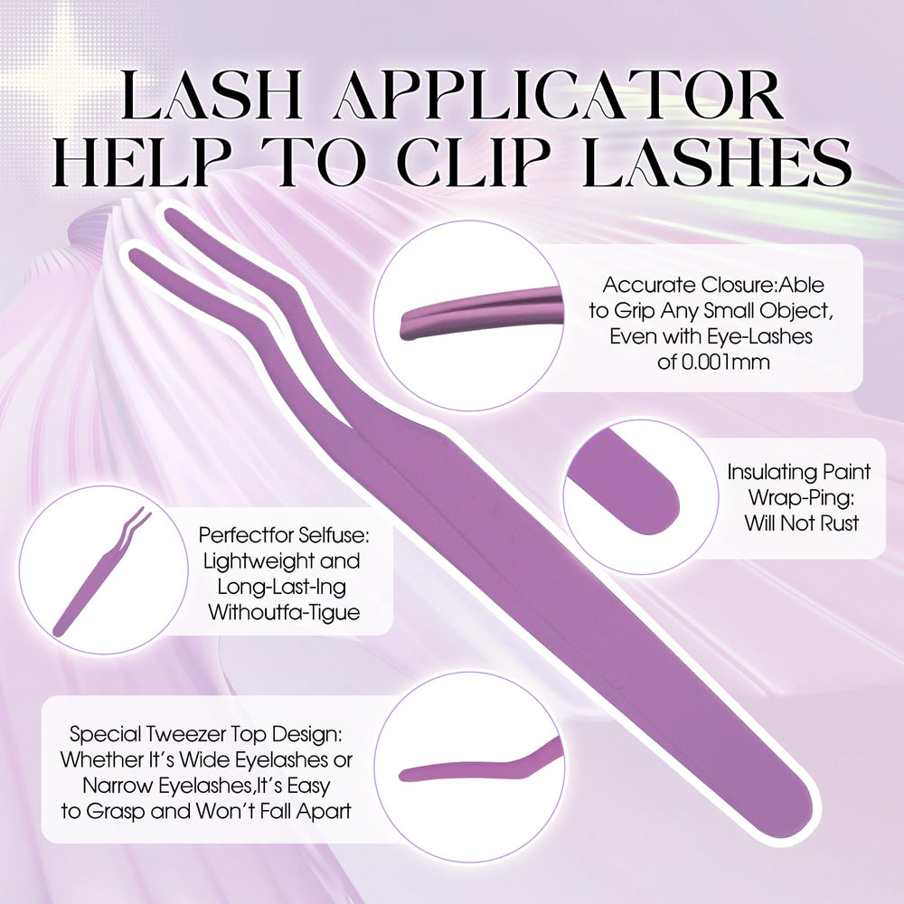 Wendy Lashes lash applicator included for easy at-home application