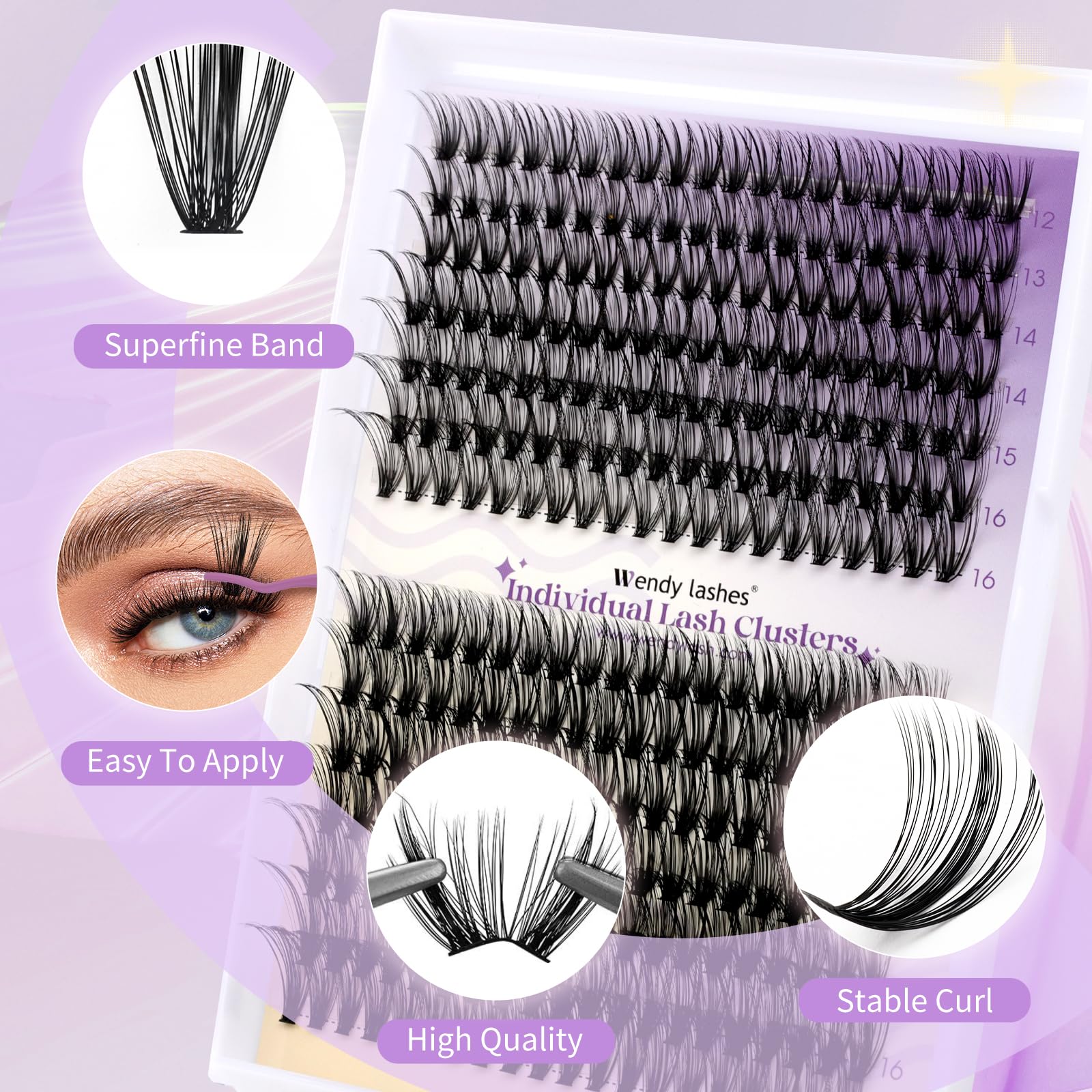 Wendy Lashes lash bond and seal two-in-one for strong hold and waterproof performance
