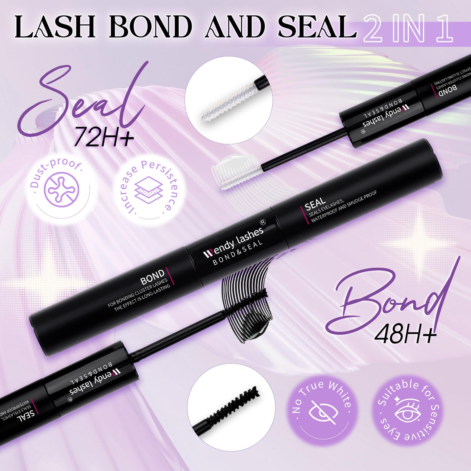 Wendy Lashes mixed lengths 12-16mm in cat-eye D curl for versatile styling