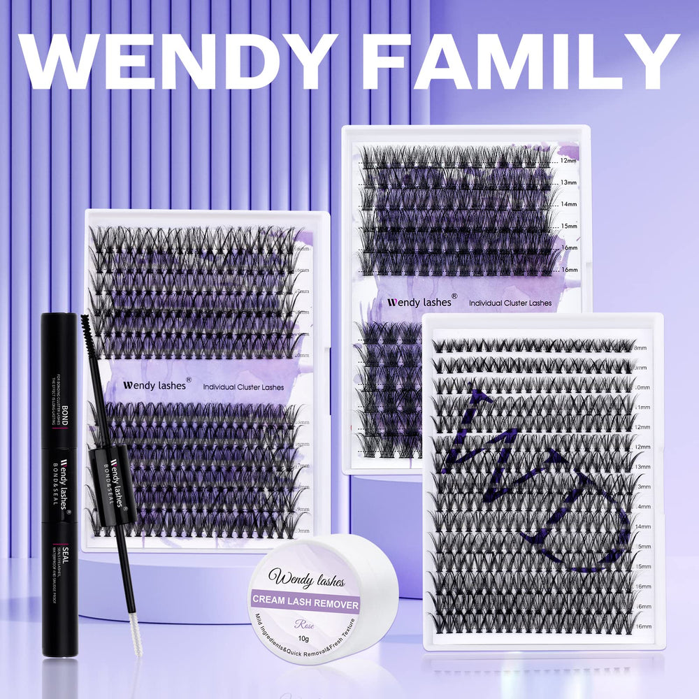Wendy Lashes removal guide image shows cotton pad step to dissolve residue safely.