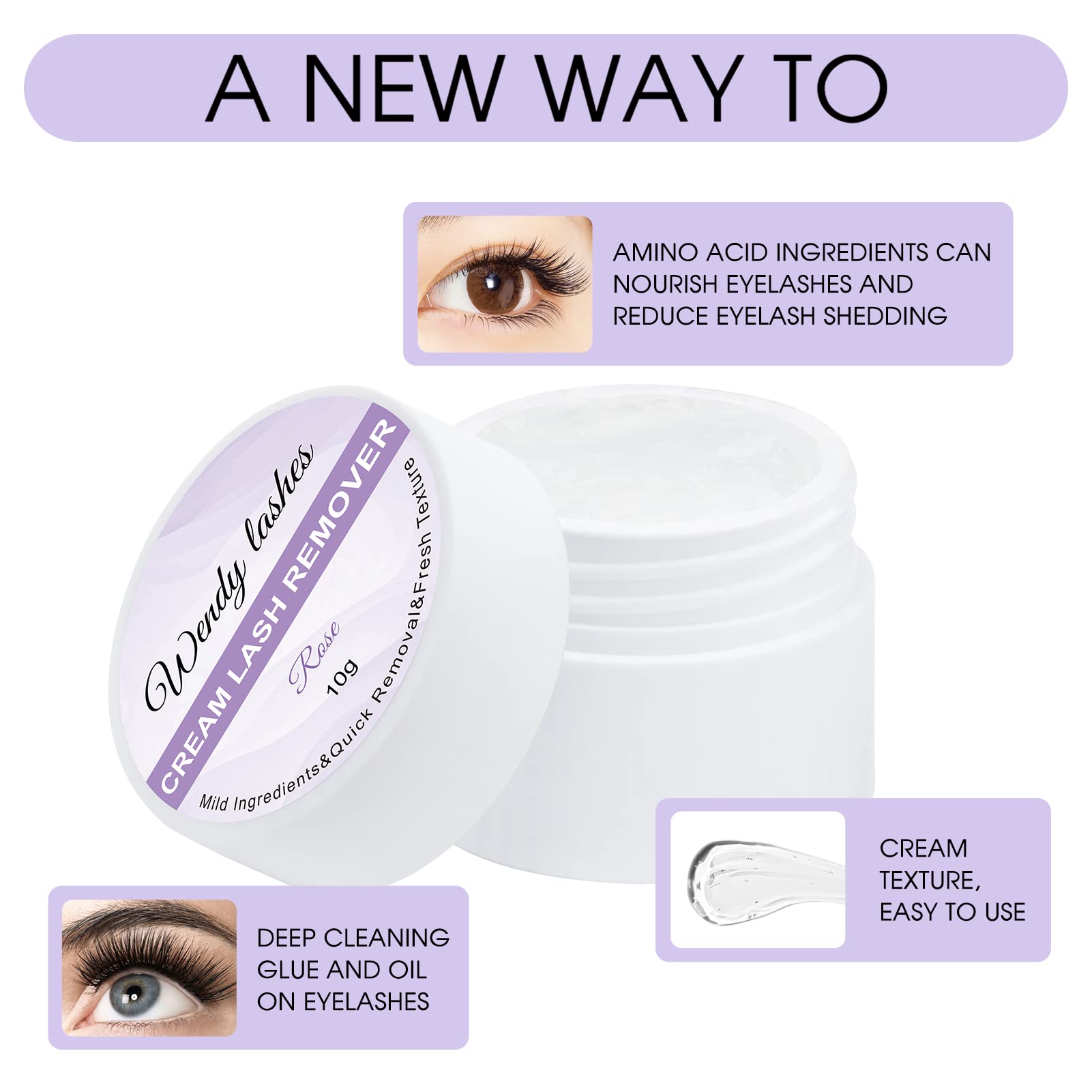 Uso profesional con Wendy Lashes: removido suave en salones.