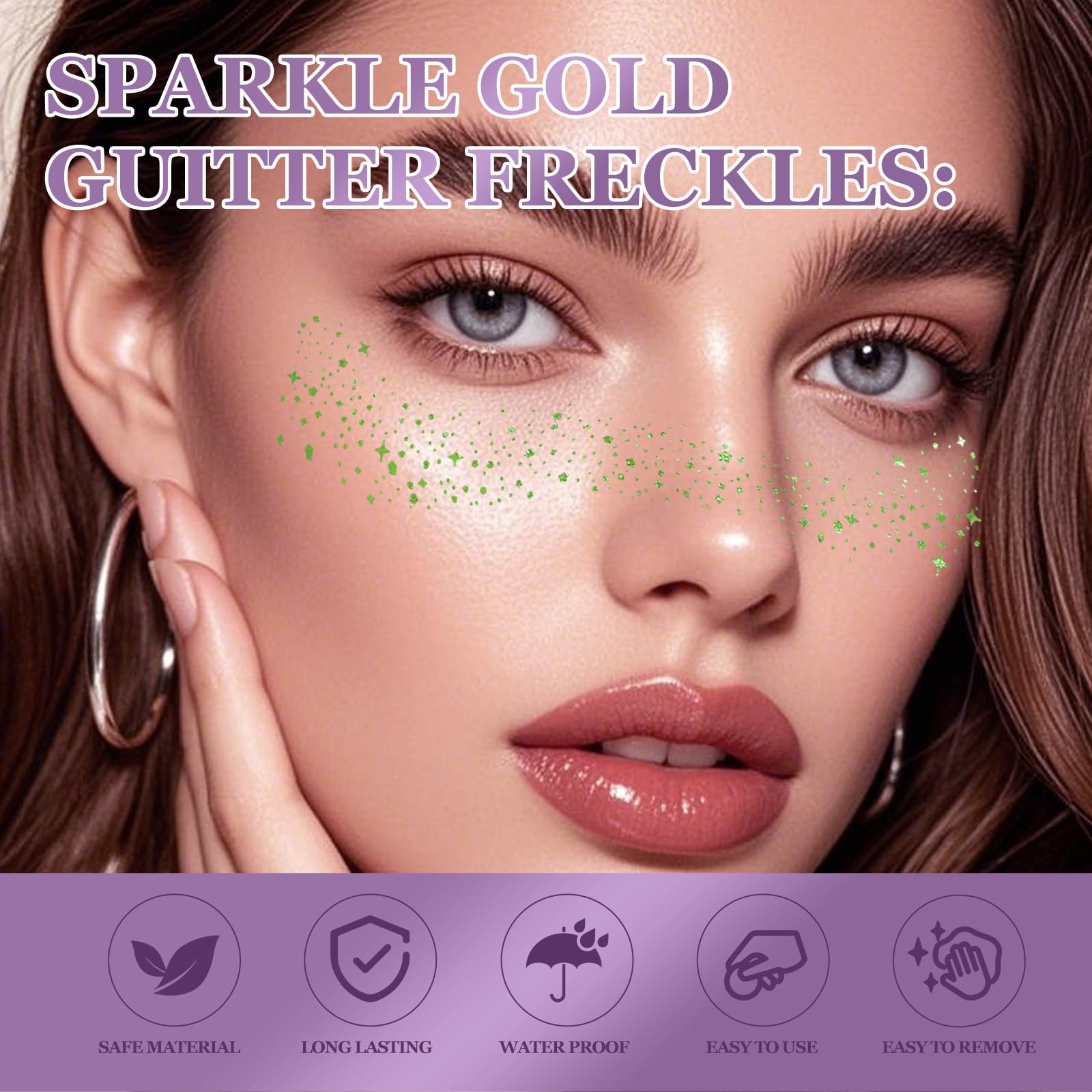 Wendy Lashes waterproof sparkle stays put during activities.