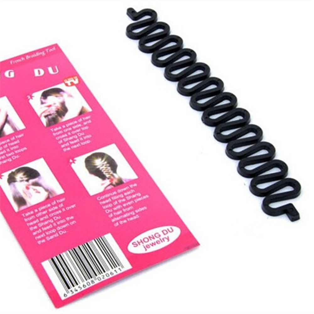 Wendy Mall braiding tool for vintage hairstyles.