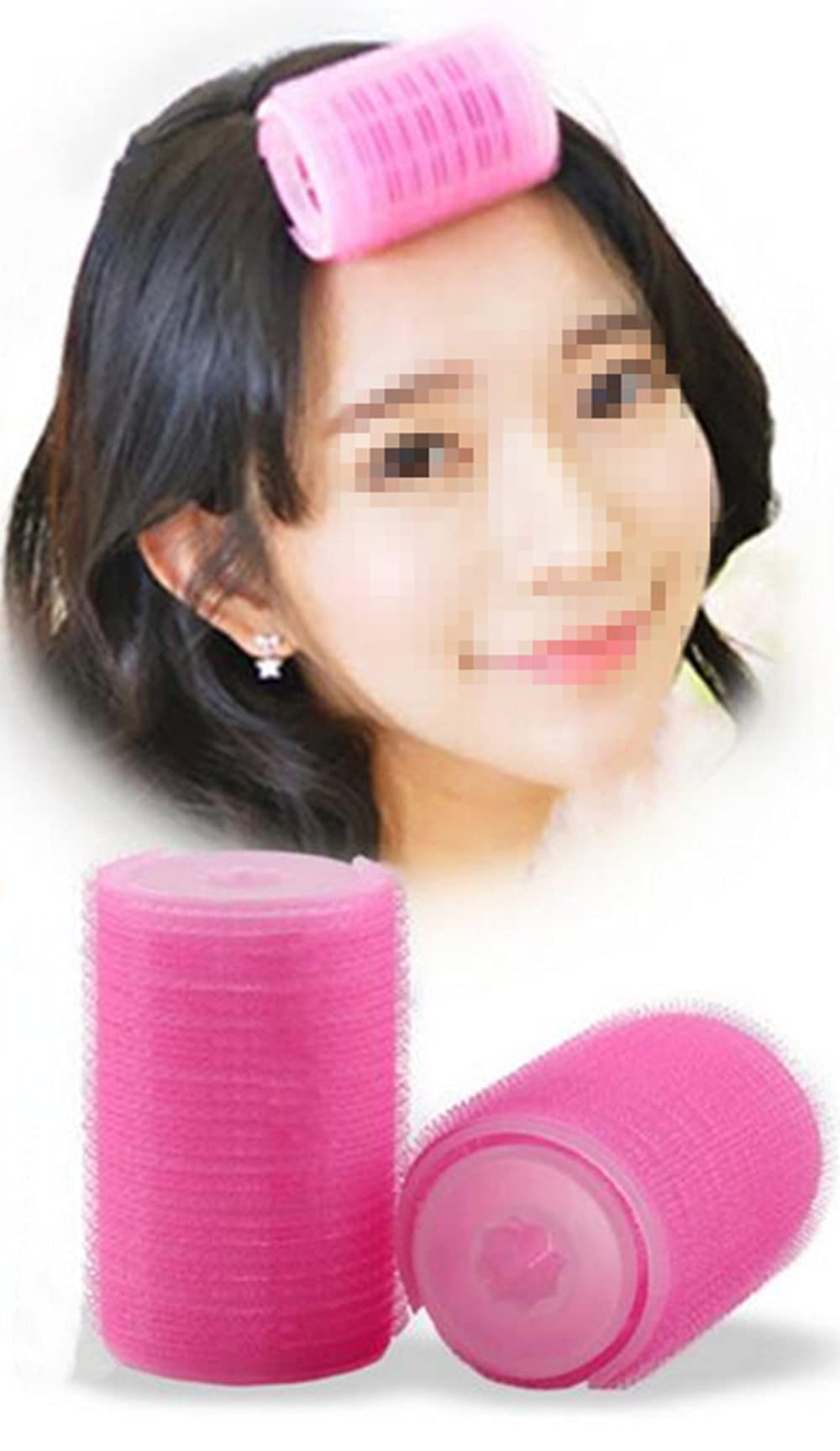 Wendy Mall hair rollers outer clip holding curls securely for easy styling