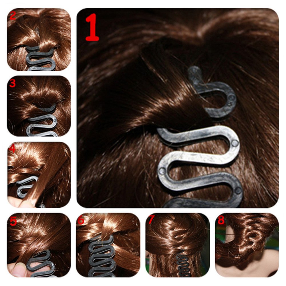 Wendy Mall hair styling tool set helps braid various looks.