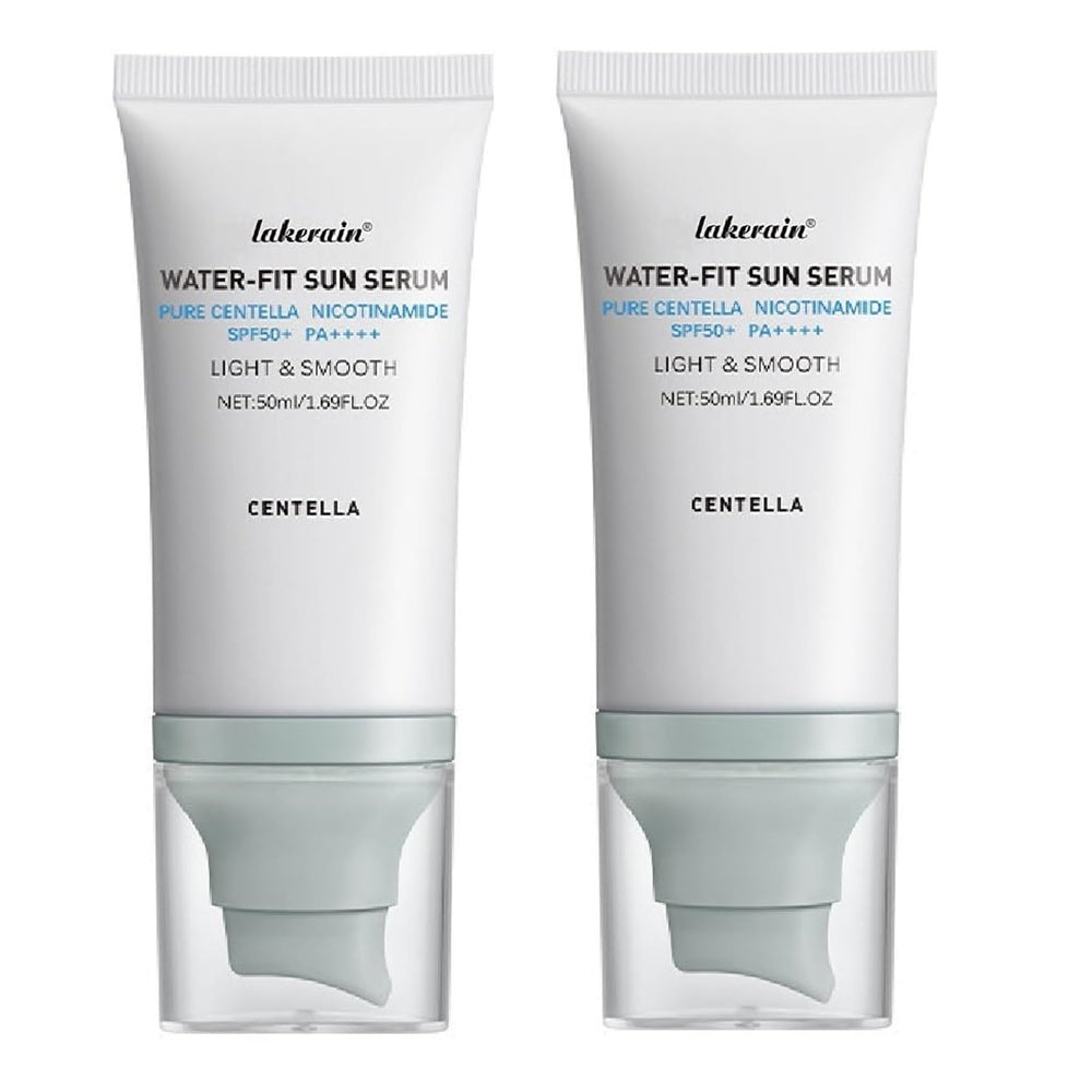 WenFeng Centella Sunscreen SPF50 con dispensador; protección UV rápida.
