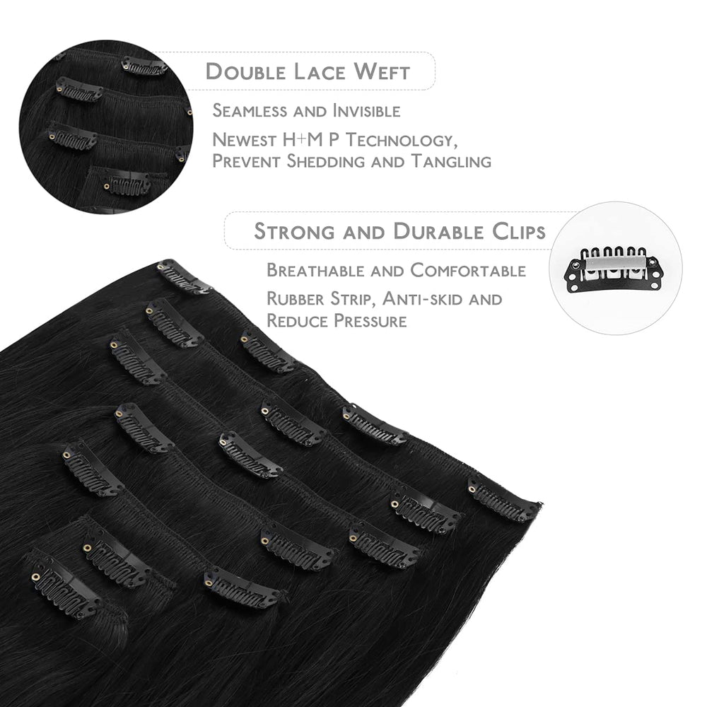 Wennalife 18-inch extensions give noticeable volume and silky movement.
