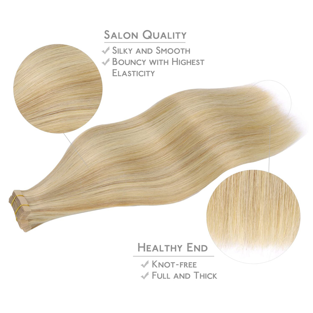 Wennalife remy hair with soft, shiny weft for a silky, tangle-free finish.