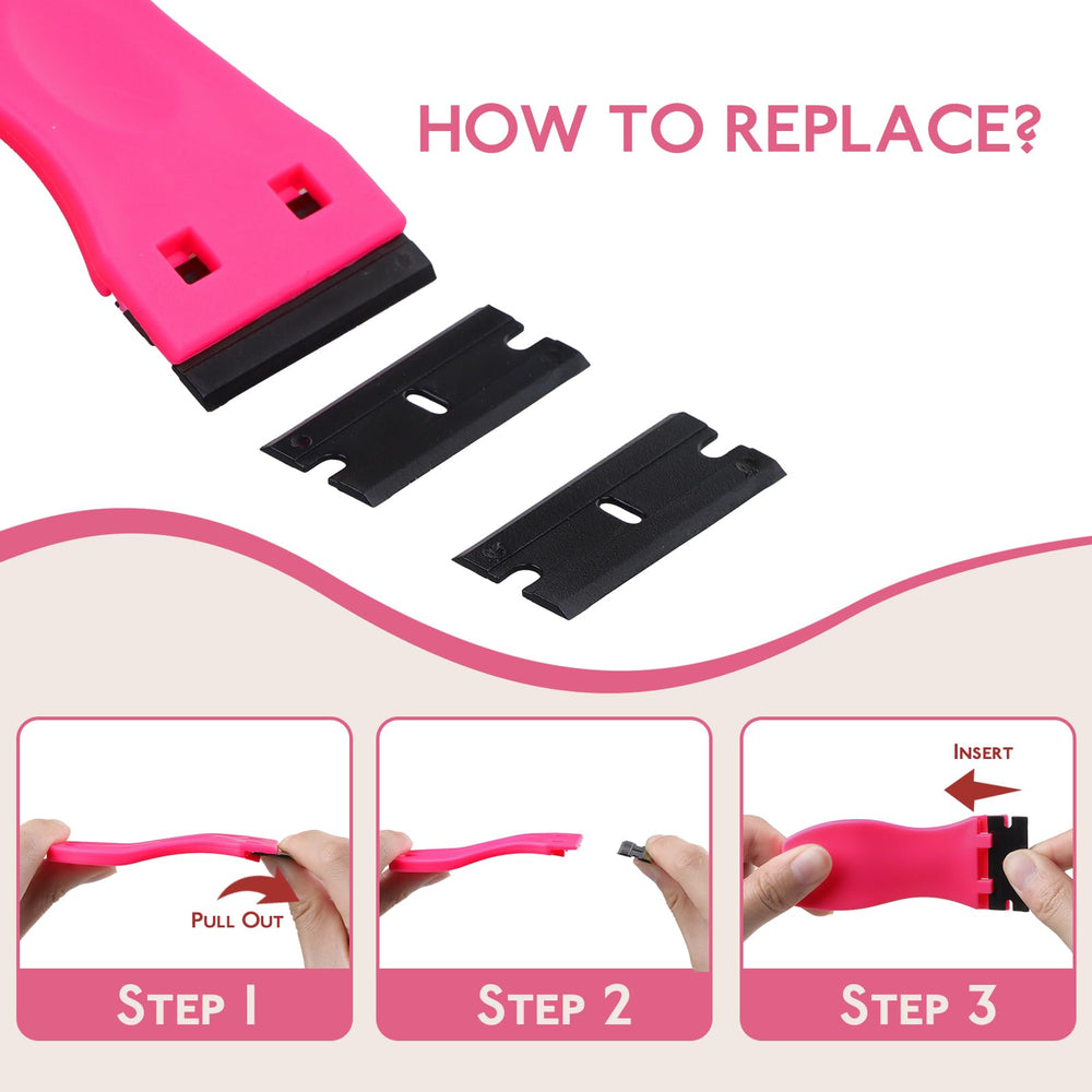Wennalife comfort grip scraper reduces hand fatigue during extended use.