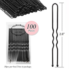 Wenobby stainless coated hair pins gleam and resist snagging