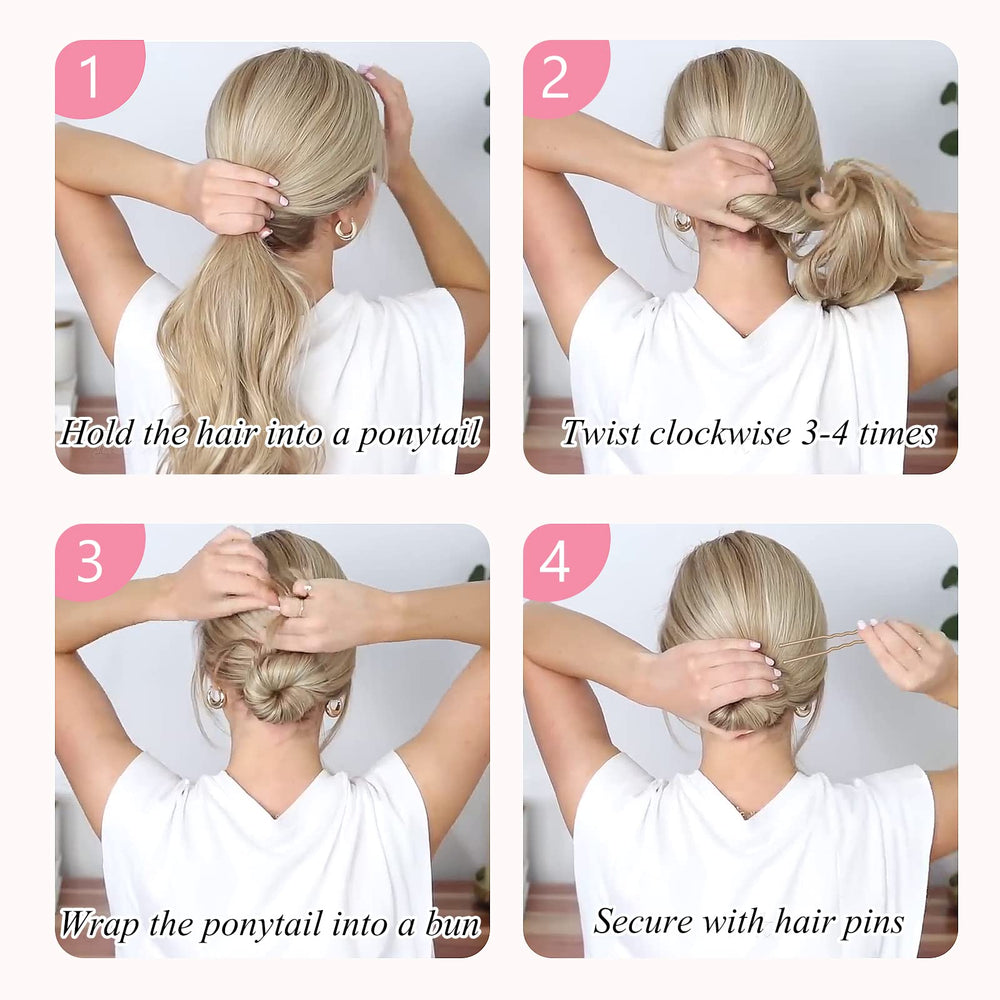 Wenobby wedding and wig styling pins enable versatile updo options.