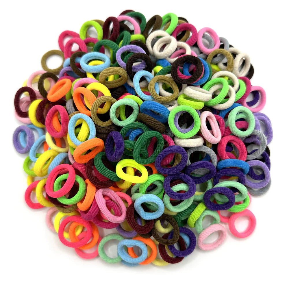 Wenreykeji soft cotton hair ties closeup, gentle on delicate toddler hair