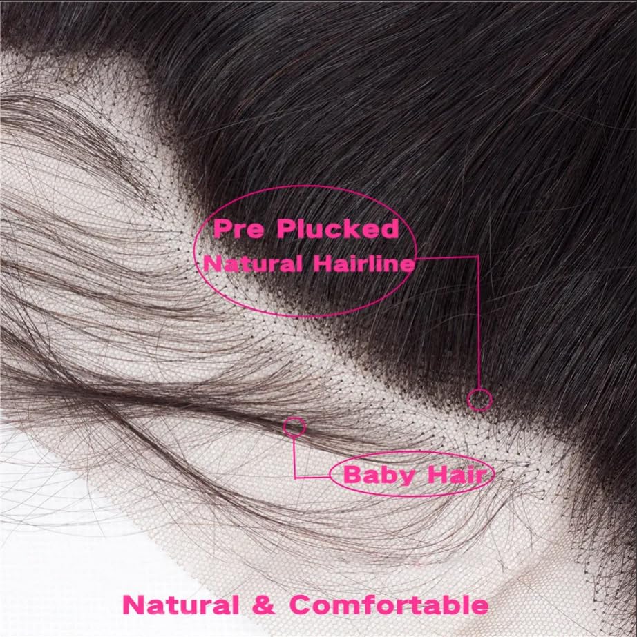 WENYAN HD lace frontal soft-skin blend for comfortable wear.