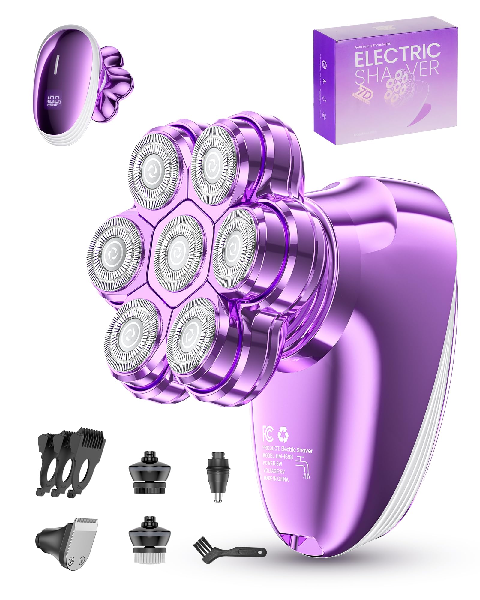 WEQOEE 5-in-1 razor main shaver for quick, smooth body grooming