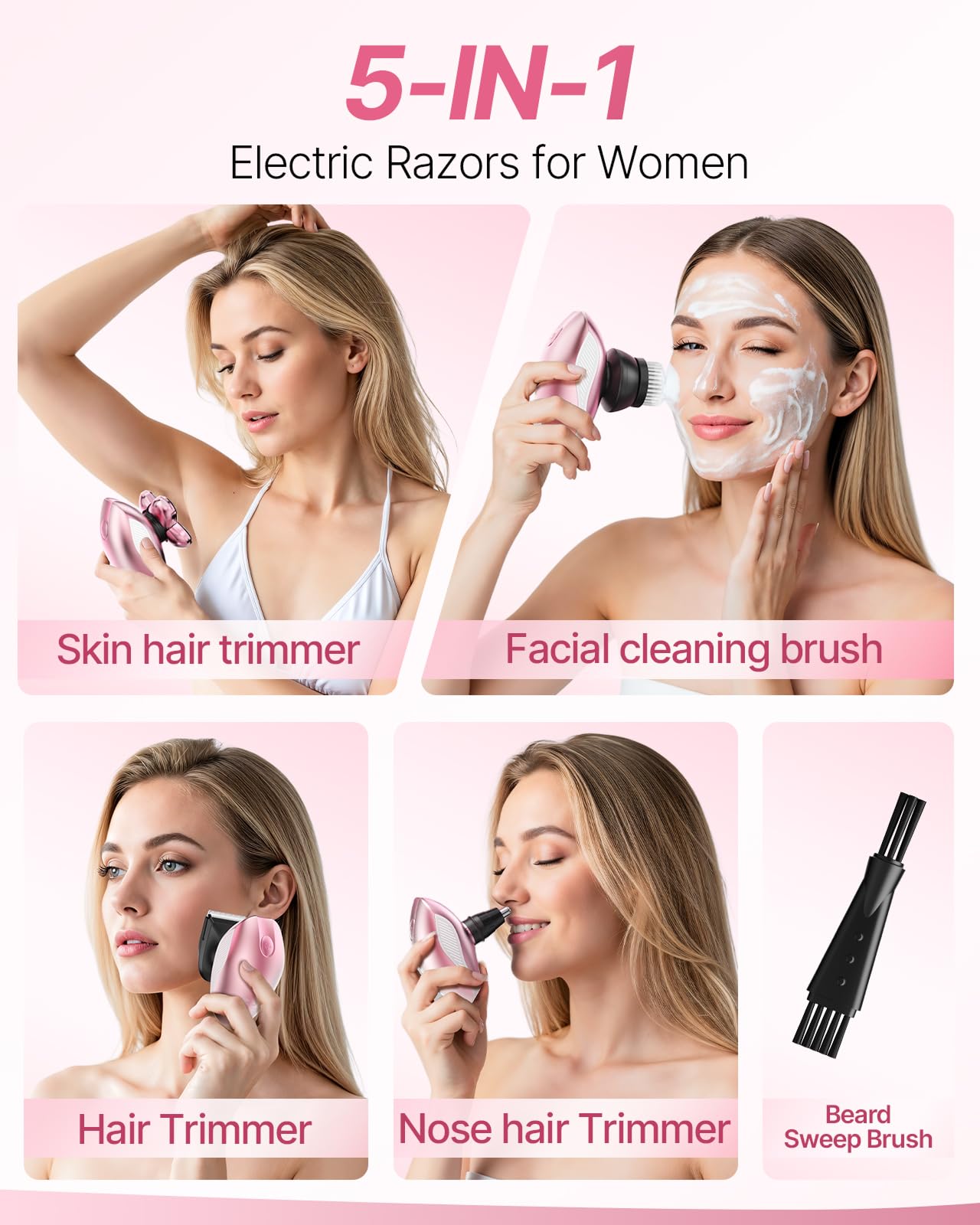 WEQOEE razor for legs provides quick, gentle shaving for silky skin.
